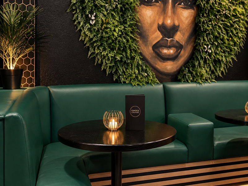Premium cocktails at the bar
